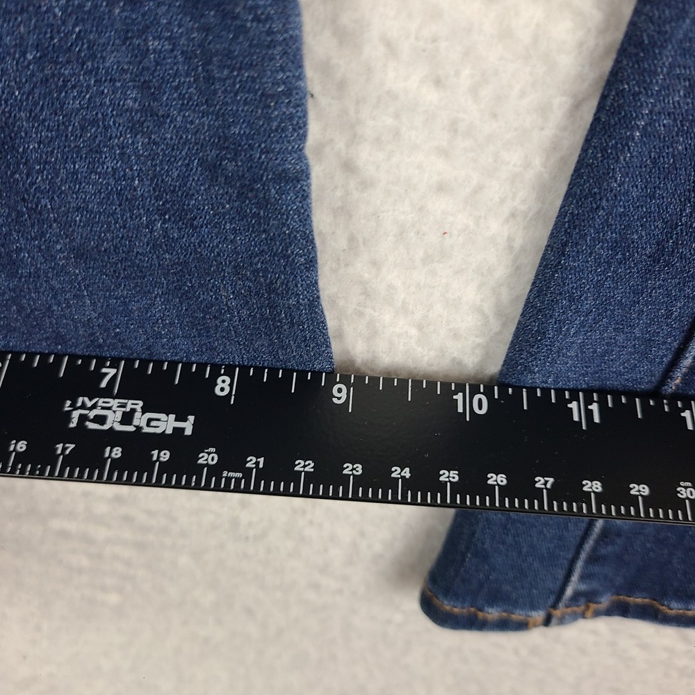 American Eagle Jeans Womens 6 Short Blue Super Stretch Kick Boot Dark Wash Denim - Picture 6 of 13